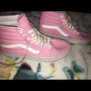 High top Pink Vans